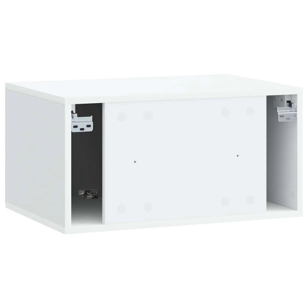 Mobile Porta TV da Muro 59,5 x 41 x 30 cm Bianco 899185