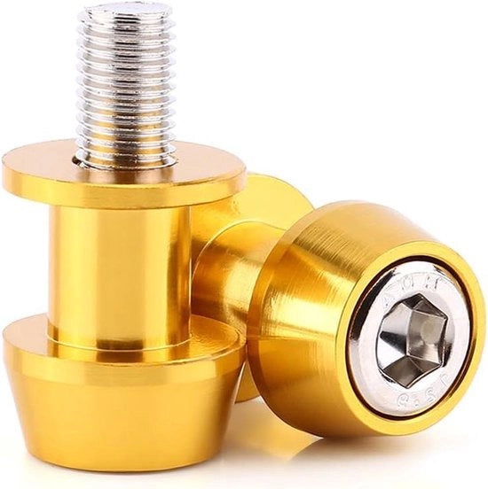 Regolatore di velocità bobine zwenkarm per motocicletta in lega di alluminio CNC - 8/10 mm dorato.