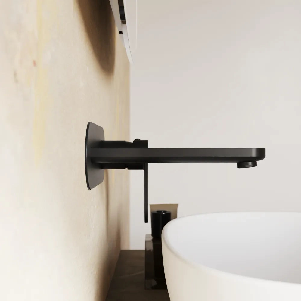 Miscelatore lavabo ad incasso nero opaco | Margot