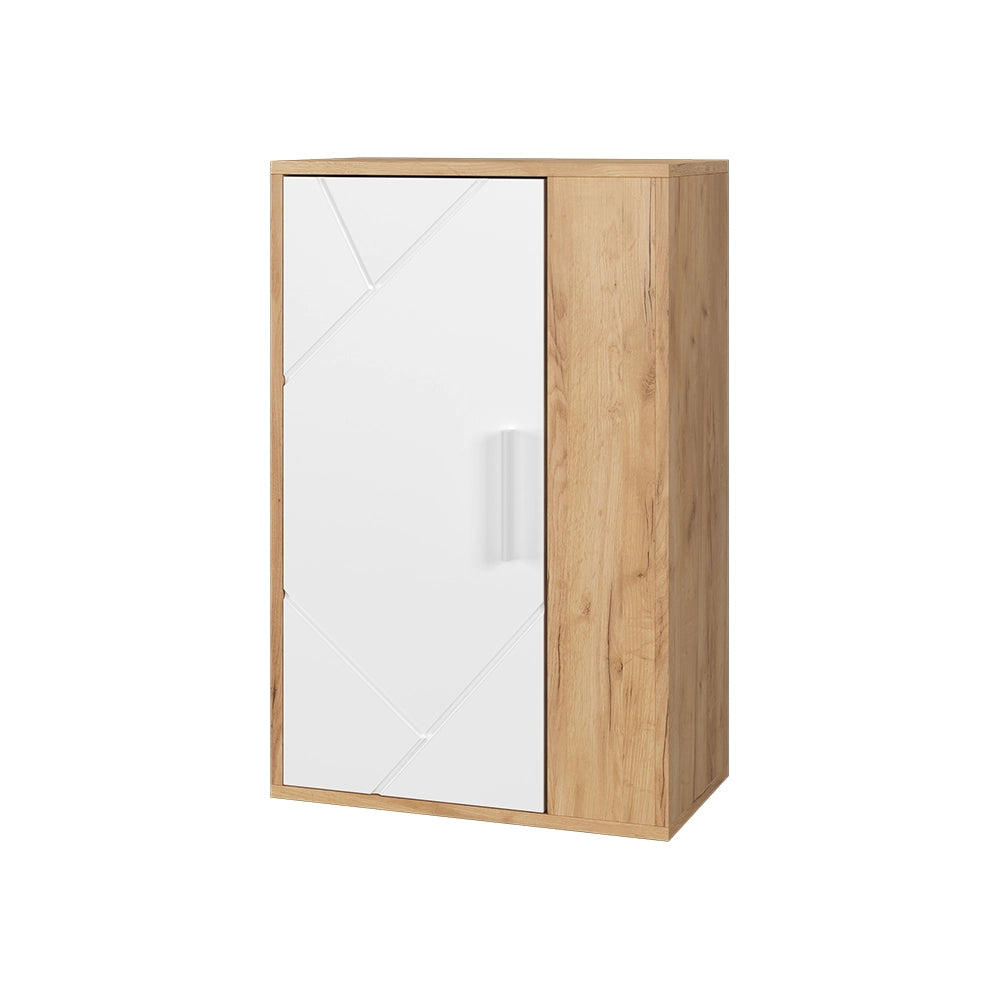 Vicco Armadio a muro Quercia dorata/bianco 50.1 x 78.4 cm con 2 scomparti