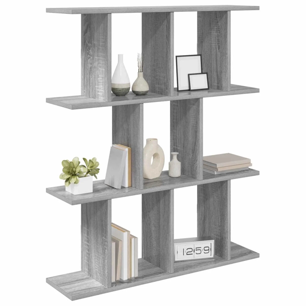 Scaffale da parete Sonoma grigio 80 x 20 x 96 cm 8012209