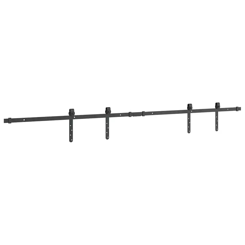 vidaXL Kit Anta Scorrevole per Armadio 183 cm in Acciaio al Carbonio
