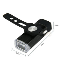 Fanale Faro Torcia Luce Led 180 Lumen Per Bici Bicicletta Ricaricabile Calamita         