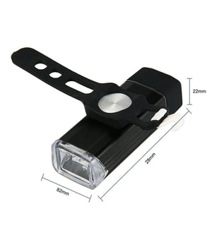 Fanale Faro Torcia Luce Led 180 Lumen Per Bici Bicicletta Ricaricabile Calamita         