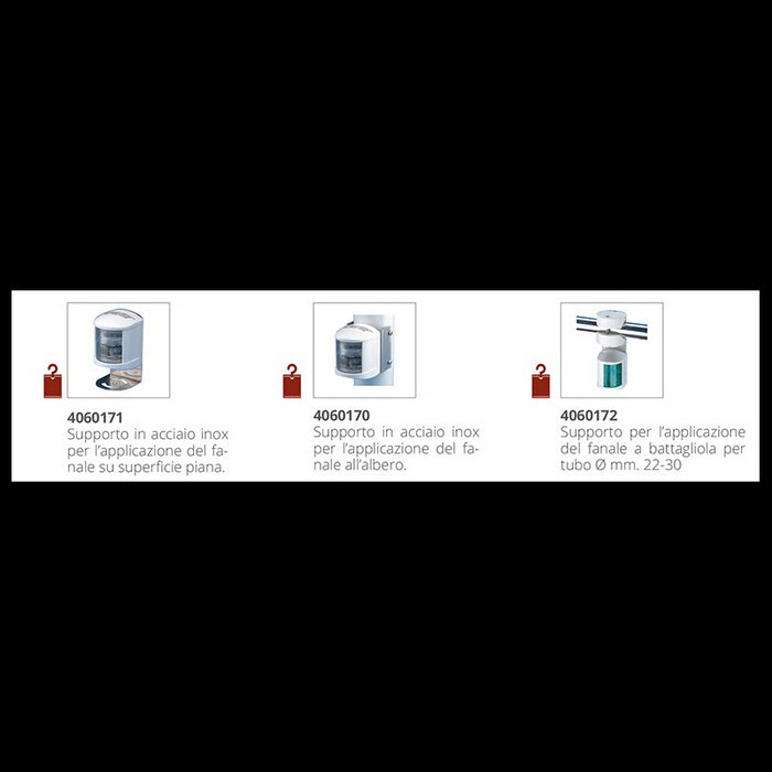 FANALE ROSSO/VERDE ZEUS