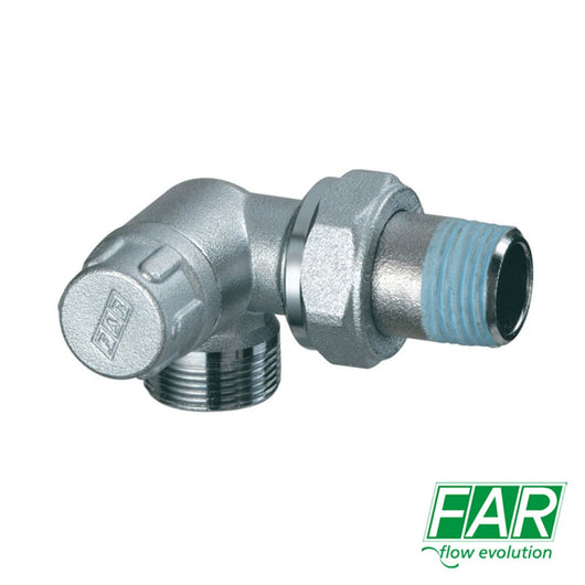 Detentore ad Angolo DX 1/2" FAR 1117 Per Radiatore