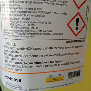 Faren cleaner bc 5kg sgrassante alcalino bicomponente a schiuma controllata