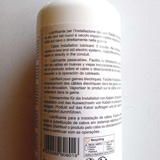 Faren speed 1lt scorricavo lubrificante liquido per l'installazione dei cavi