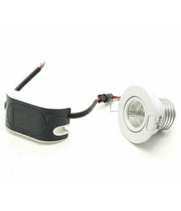 Faretto 1 Led Cob Incasso 3 Watt 270lm Orientabile Luce Calda Fredda Naturale         