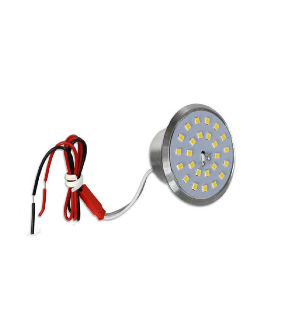 Faretto 25 Led Smd Ad Incasso Per Cappa 5 W Rotondo Luce Calda Fredda Naturale  -bianco Caldo      -