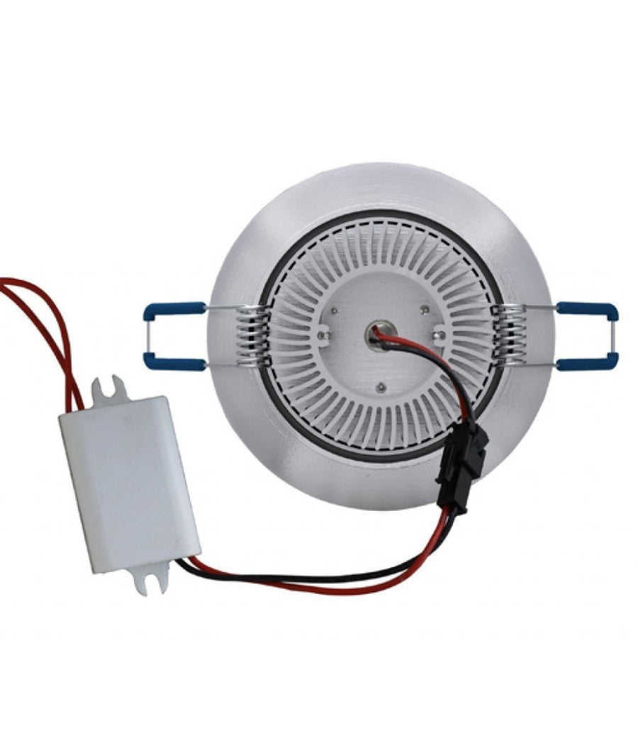 Faretto 3 Led 3 W Ad Incasso Con Alette A Molla Rotondo Luce Fredda O Calda         