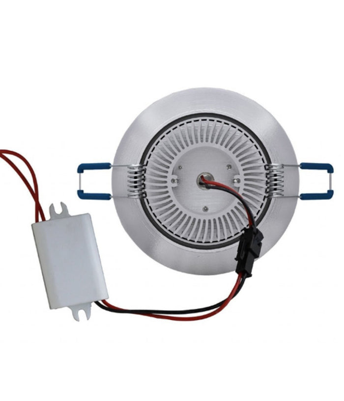 Faretto 3 Led 3 W Ad Incasso Con Alette A Molla Rotondo Luce Fredda O Calda  -bianco Freddo      -