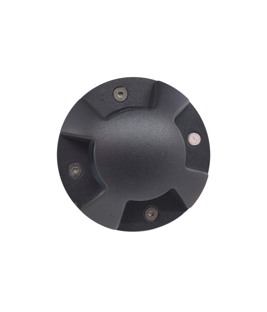 Faretto 3w Watt 3 Led Segnapasso Terra Tondo Incasso 9901 Luce Verde Ip65         