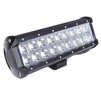 Faretto  54W  18 LED Rettangolare 12v per AUTO JEEP BARCA 6000K IP68 - ZENCOCCO