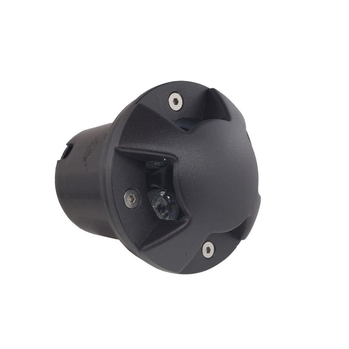 Trade Shop - Faretto 5w Watt Led Segnapasso Terra Tondo Incasso Ip65 Luce Bianca Calda 3000k -