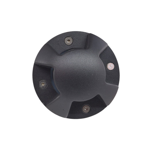 Trade Shop - Faretto 5w Watt Led Segnapasso Terra Tondo Incasso Ip65 Luce Bianca Calda 3000k -