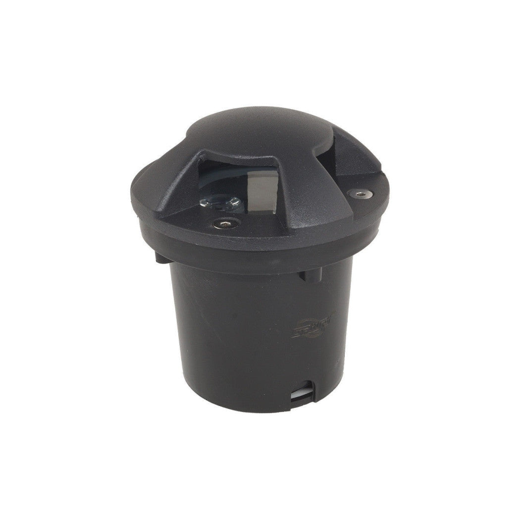 Trade Shop - Faretto 5w Watt Led Segnapasso Terra Tondo Incasso Ip65 Luce Bianca Calda 3000k -