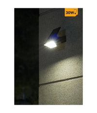 Faretto 7led Picchetto Ricaricabile Con Pannello Solare Crepuscolare Muro Yh0514         