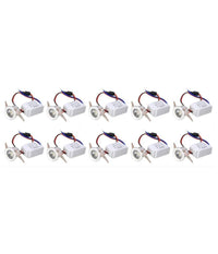 Faretto A Led Da 1w Punto Luce Ad Incasso Bianco Caldo Freddo 220v Set Da 10pz         