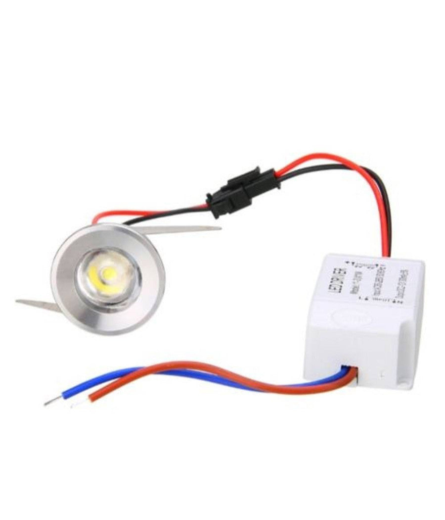 Faretto A Led Da 1w Punto Luce Ad Incasso Bianco Caldo Freddo 220v Set Da 10pz  -bianco Caldo      -