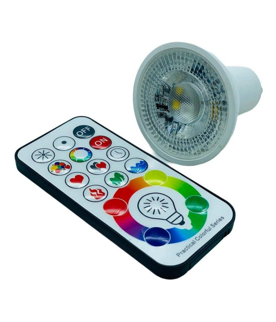 Faretto A Led Da Incasso Per Bagno Box Doccia Lampada Rgbw 10w Gu10 Cromoterapia         