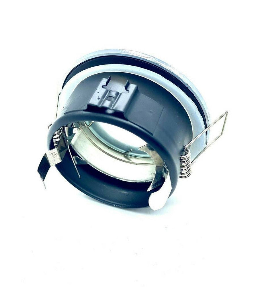 Faretto A Led Da Incasso Per Bagno Box Doccia Lampada Rgbw 10w Gu10 Cromoterapia         