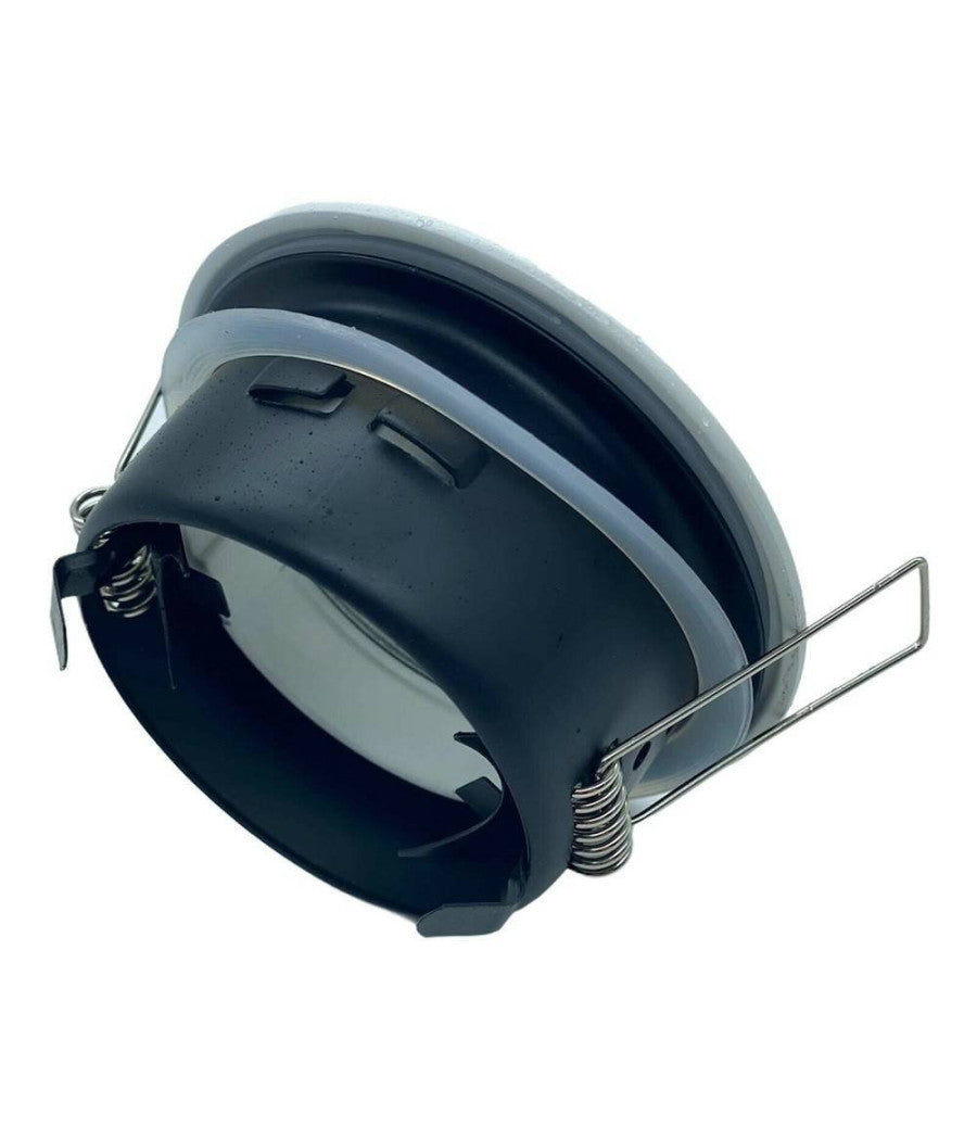 Faretto A Led Da Incasso Per Bagno Box Doccia Lampada Rgbw 10w Gu10 Cromoterapia         