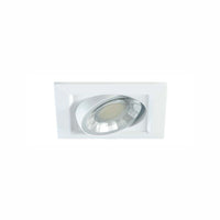 Faretto a led da incasso quadrato orientabile Dimmerabile 8W IP44 3000K
