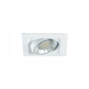 Faretto a led da incasso quadrato orientabile Dimmerabile 8W IP44 4000K