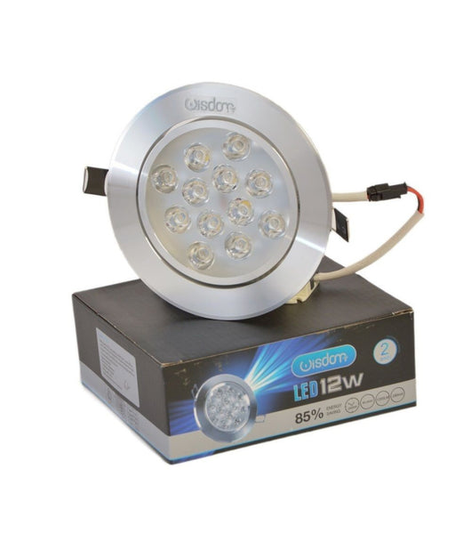 Faretto A Led Orientabile Ad Incasso Da 12w Luce Bianco Illuminazione Soffitta  -bianco Caldo      -