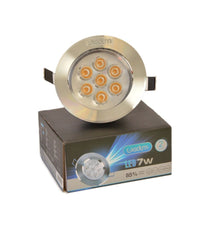 Faretto A Led Orientabile Da Incasso Wisdom 7w Caldo E Freddo Per Controsoffitta         