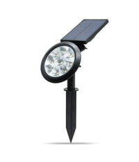 Faretto A Led Rgb Da Giardino Picchetto Con Pannello Solare Crepuscolare Wg-092         