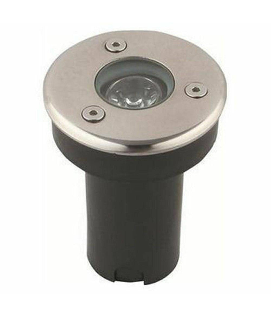 Faretto Ad Incasso 1w A Led Per Esterno Segnapasso Calpestabile Set Da 10pz Ip65  -bianco Freddo      -