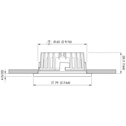 FARETTO AD INCASSO BLAKE HP