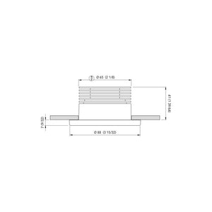 FARETTO AD INCASSO CHIARA 6W