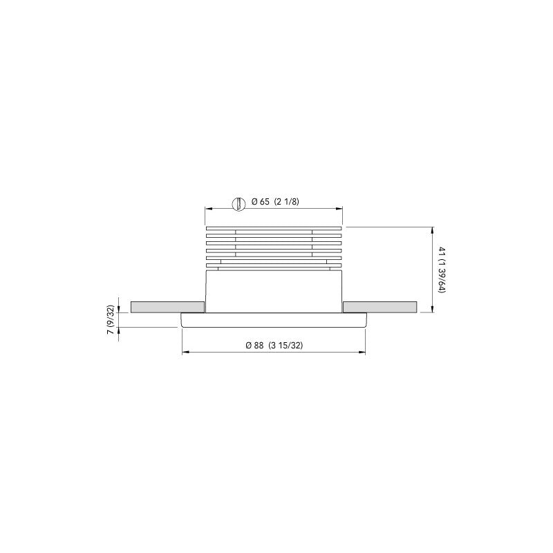 FARETTO AD INCASSO CHIARA 6W