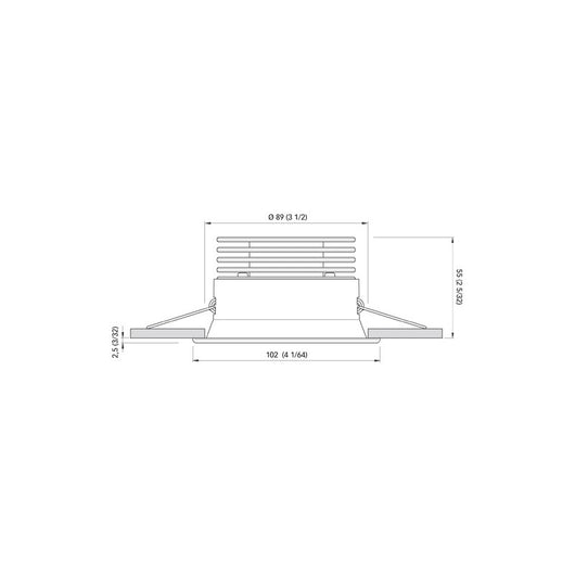 FARETTO AD INCASSO CRISTIAN 7W