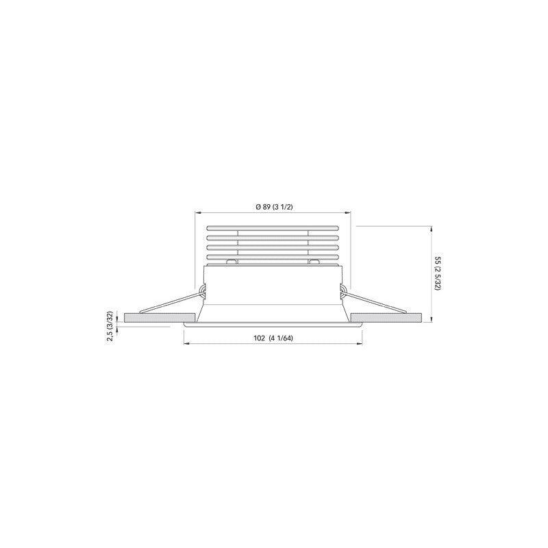 FARETTO AD INCASSO CRISTIAN 7W
