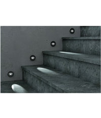 Faretto Ad Incasso Segnapasso A Led 1w 220v Luce Fredda Calda Punto Luce Scale  -bianco Freddo      -