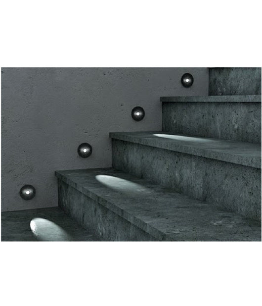 Faretto Ad Incasso Segnapasso A Led 1w 220v Luce Fredda Calda Punto Luce Scale  -bianco Freddo      -