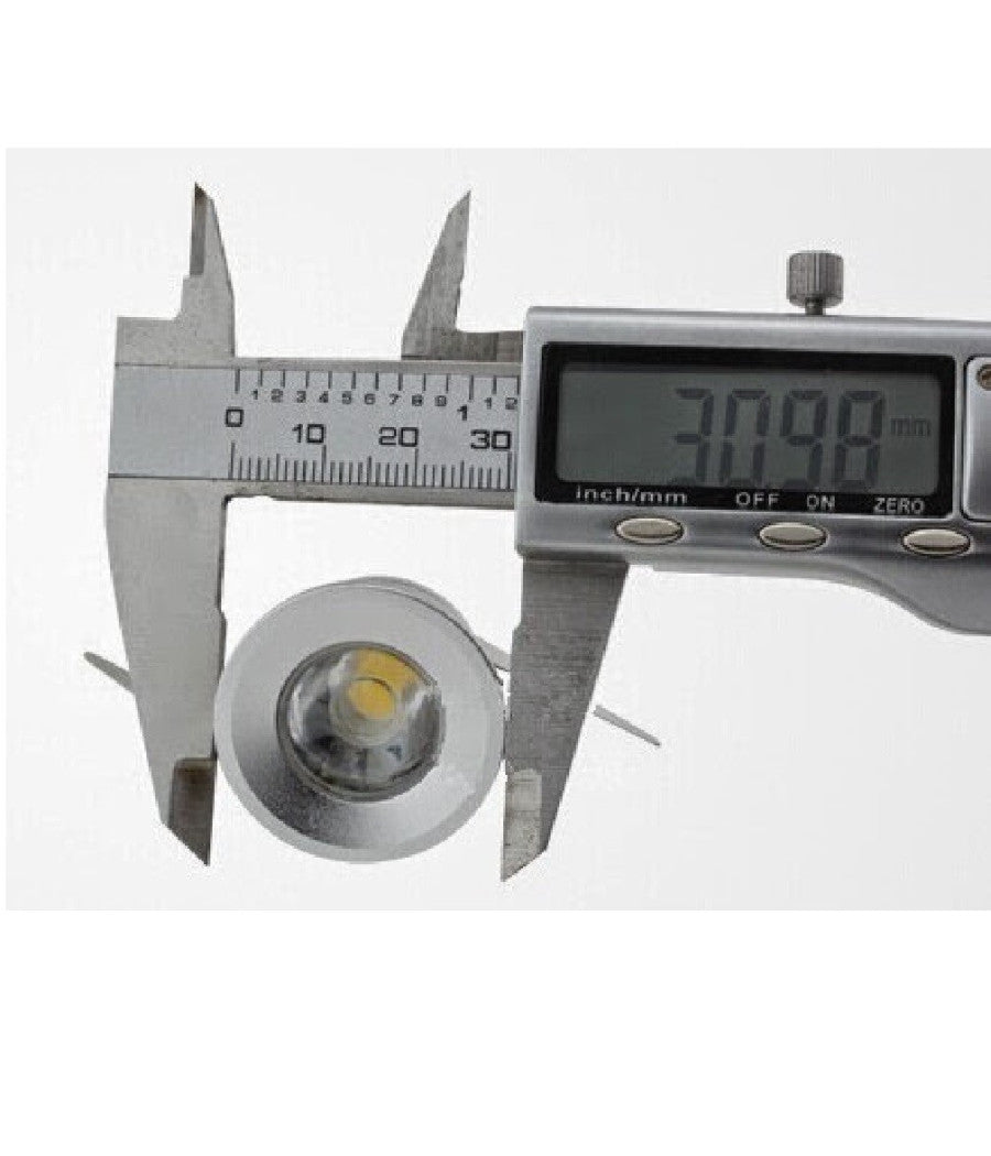 Faretto Ad Incasso Segnapasso A Led 1w 220v Luce Fredda Calda Punto Luce Scale  -bianco Freddo      -