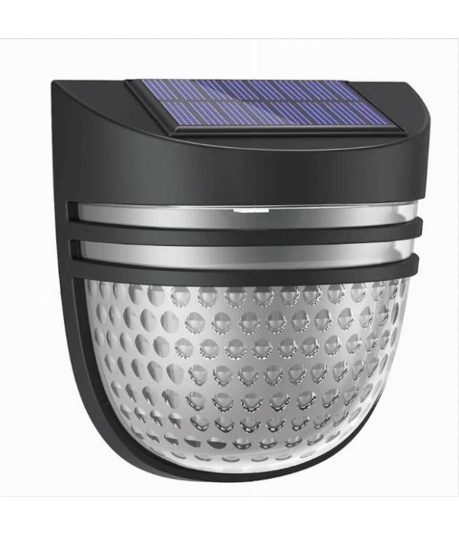 Faretto Applique Led Giardino Ricaricabile 3 W Con Pannello Solare Ip65 Yh0613         