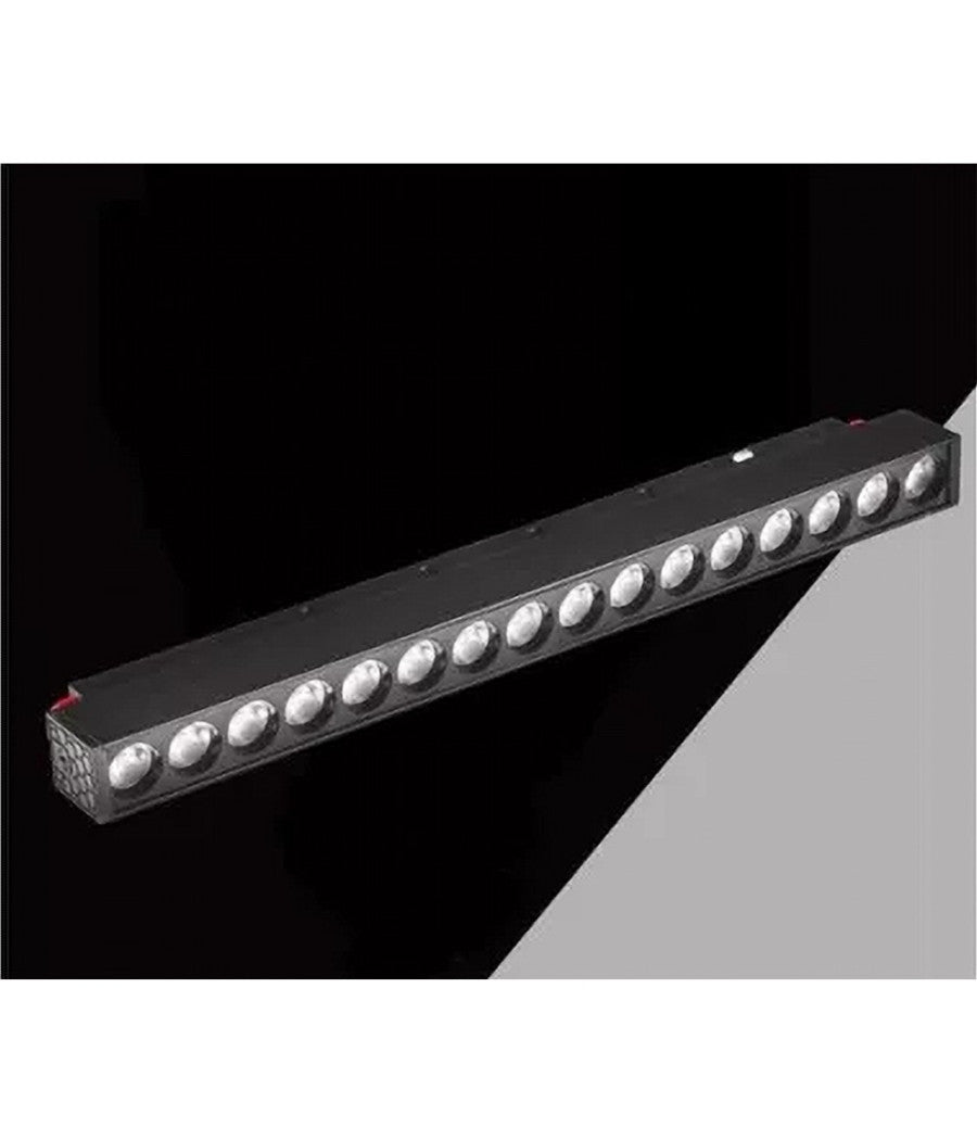 Faretto Barra Led 18w Magnetico Per Binario Monofase 48v Luce 4000k 3000k Fr-18w         
