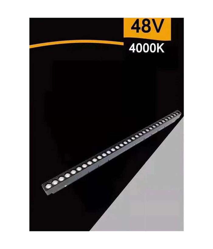 Faretto Barra Led 24w Magnetico Per Binario Monofase 48v Luce 3000k 4000k Fr-24w         