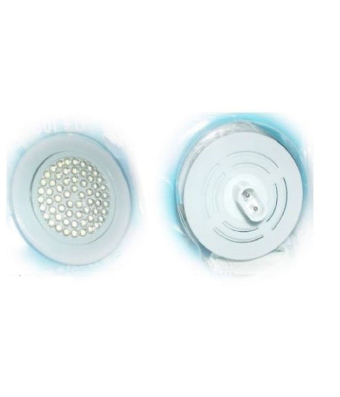 Faretto Bianco Da Incasso 48 Led 4w 4 Watt 230v Luce Calda 3500k Kelvin         