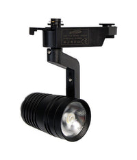 Faretto Binario Led Cob 10w Nero Staffa Luce Fredda 6500k Naturale 4000k F-10w8h         