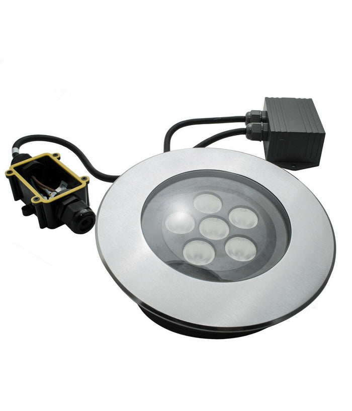 Faretto Calpestabile Incasso Pavimento Led 11 W Ip67 3000k Segnapassi Foro 150mm         