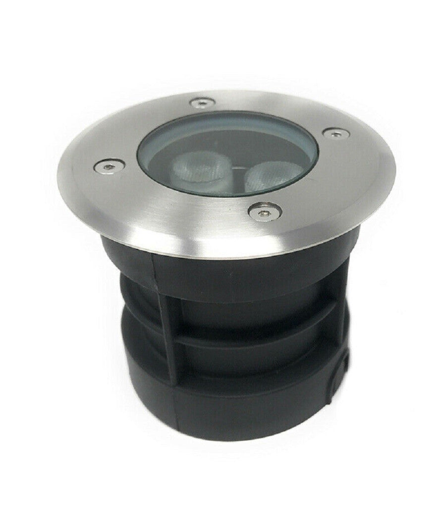 Faretto Calpestabile Incasso Segnapasso Led 3 W Luce 6500k 3000k 4000k Es08-3  -bianco Naturale      -