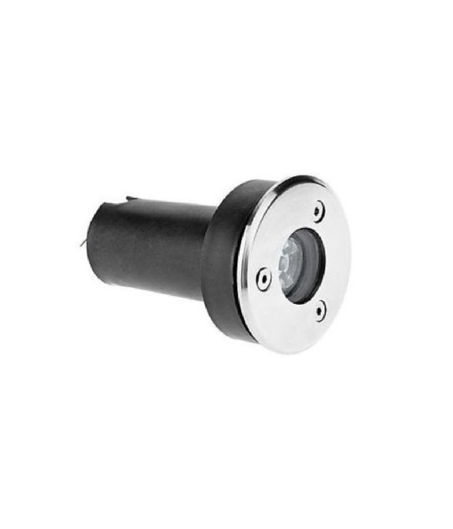 Faretto Calpestabile Incasso Terra Rotondo 1w Led Bianco Freddo E Bianco Caldo         