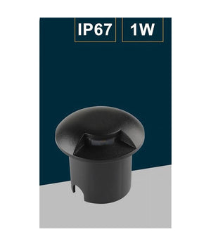 Faretto Calpestabile Led 1w 1 Fascio Luce Lampada Segnapassi Per Esterno Ip67 321         